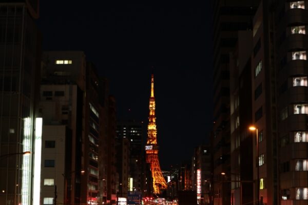 東京タワー夜景